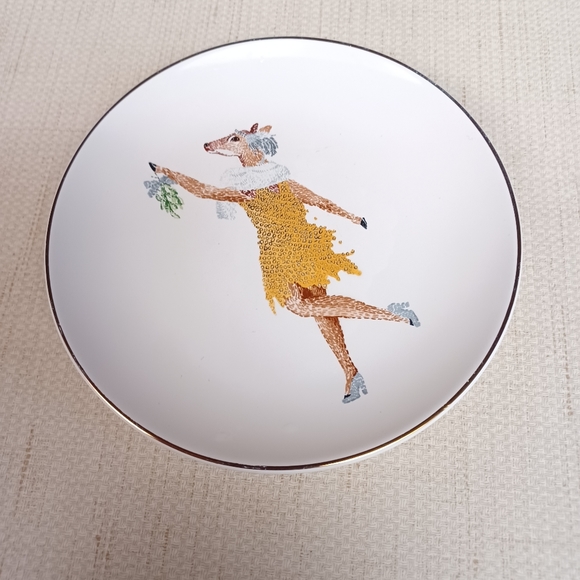 Deer floral boho desert Plate Threshold - Picture 1 of 5